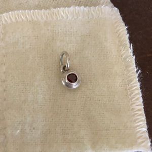 James Avery Remembrance pendant January Garnet